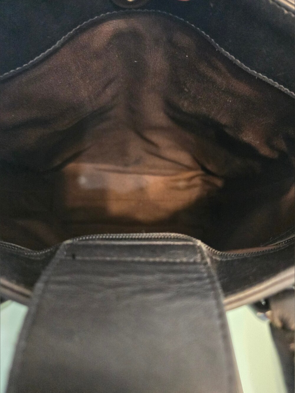 Vintage Coach Black Leather Bonnie Legacy Slim Tote Bag #9422 - Picture 16 of 16